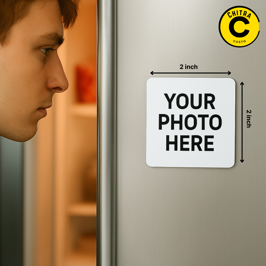 Customize Square Fridge Magnet