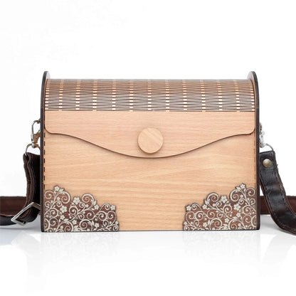 Artisan Elegance: Handcrafted Wooden Clutches for Women - Unique Designs for Every Occasion