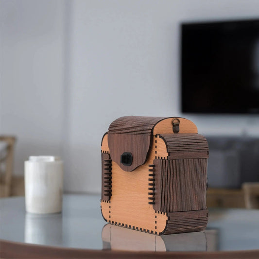 Artisan Elegance: Handcrafted Wooden Clutches for Women - Unique Designs Purse for Every Occasion