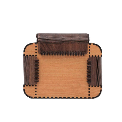 Artisan Elegance: Handcrafted Wooden Clutches for Women - Unique Designs Purse for Every Occasion