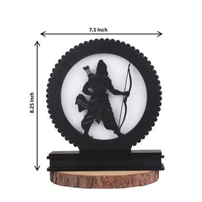 Lord Ram Backlit LED Lamp – Divine Home Decor for Meditation, Pooja Room, and Spiritual Ambiance