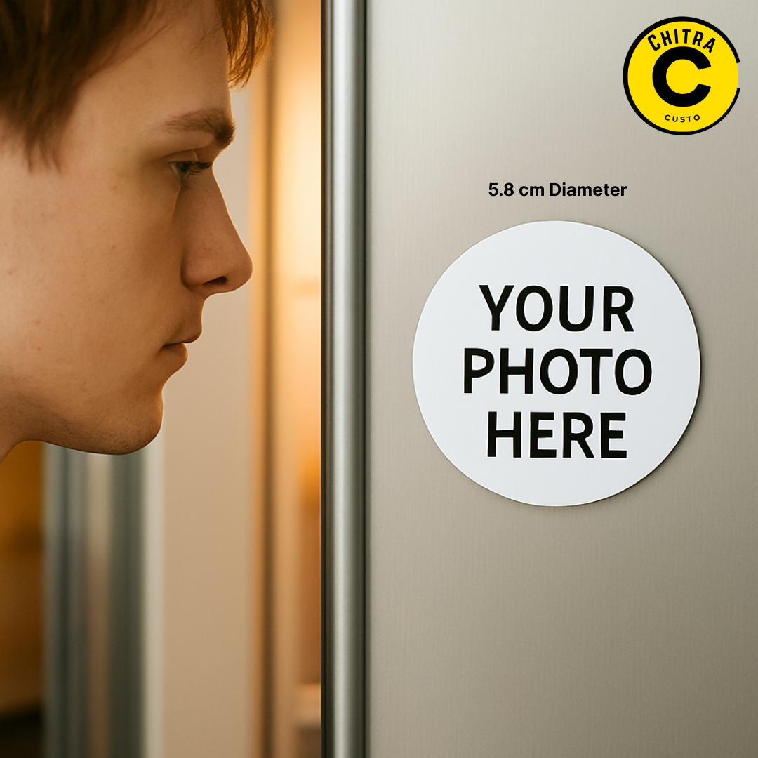 Customize Round Fridge Magnet